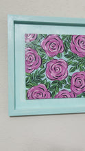Load and play video in Gallery viewer, Painting-Pink Rose Frame Painting
