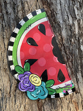 Load image into Gallery viewer, Floral Watermelon Door Hanger

