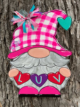 Load image into Gallery viewer, Valentine’s Gnome Door Hanger
