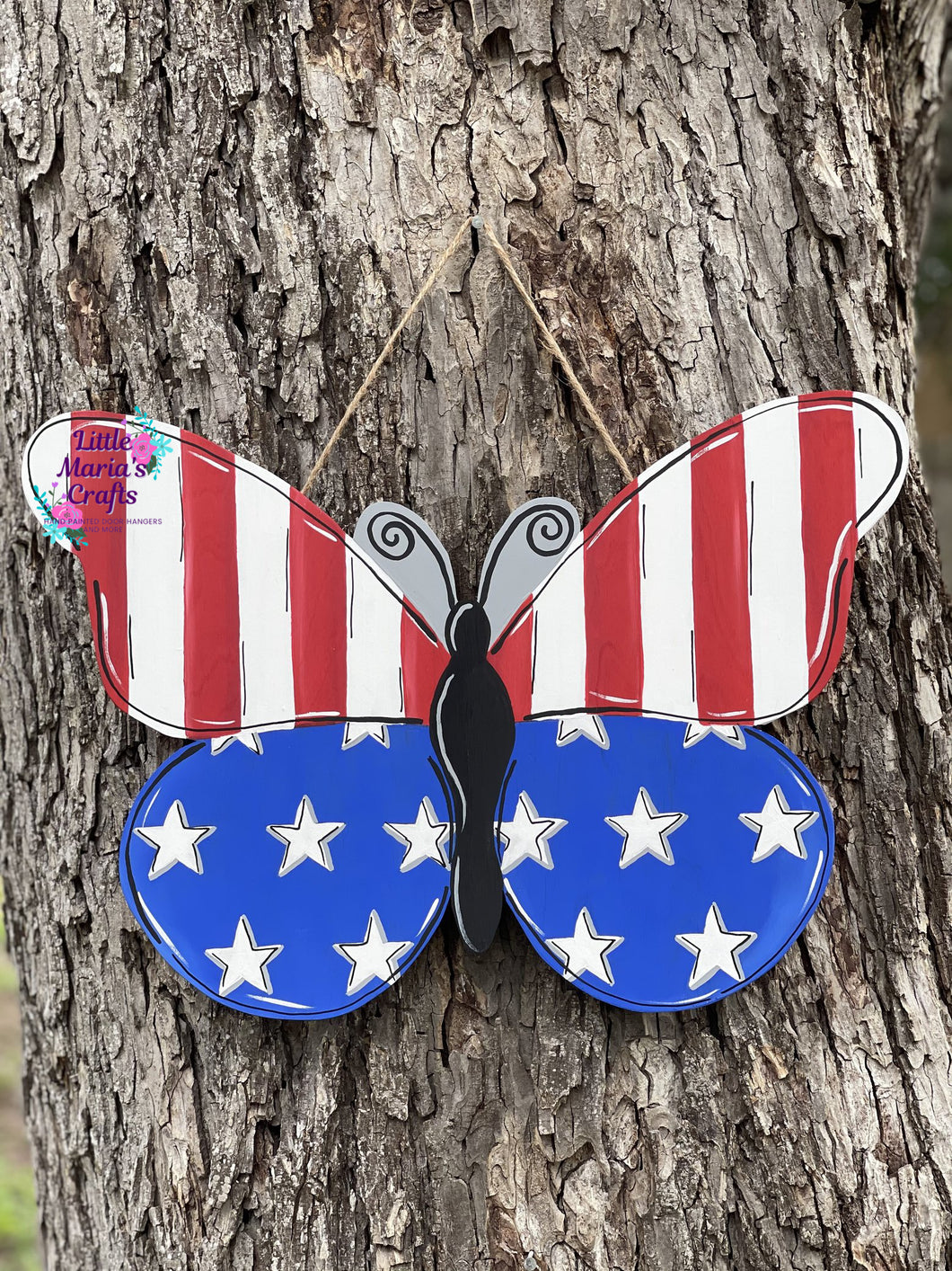 American flag Patriotic Butterfly