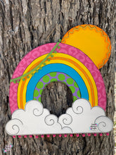 Load image into Gallery viewer, Sunshine and Rainbows Door Hanger

