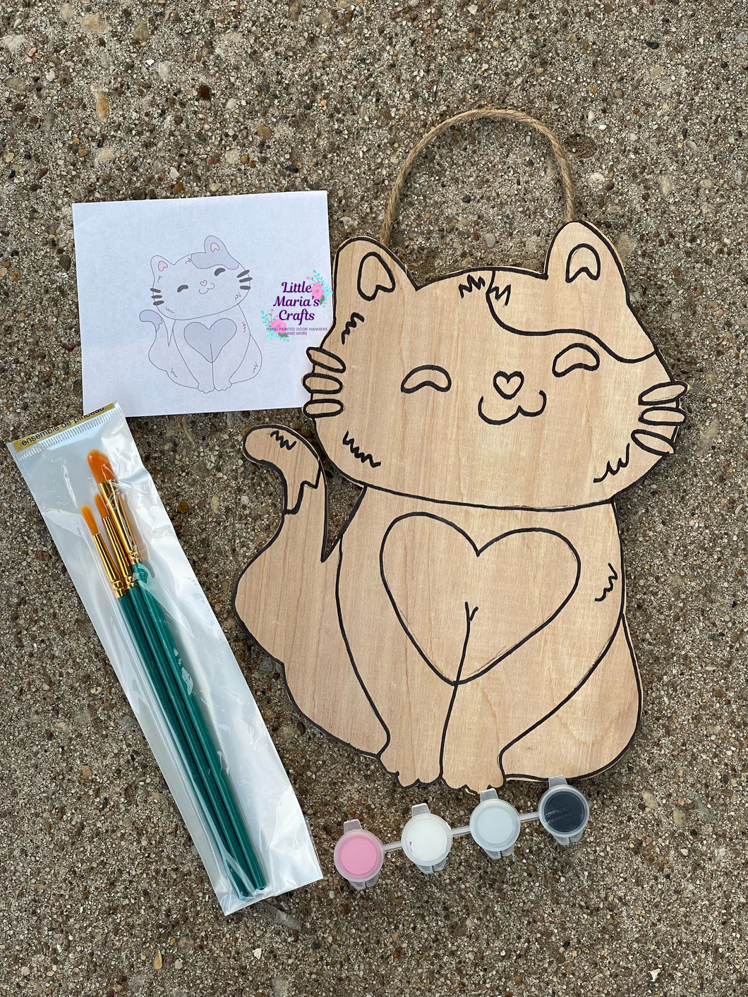 Kids Paint Kits-Kitten