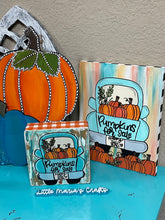 Load image into Gallery viewer, Painting-Pumpkin Truck Canvas Painting
