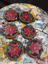 Load image into Gallery viewer, Poinsettia Ornament Set
