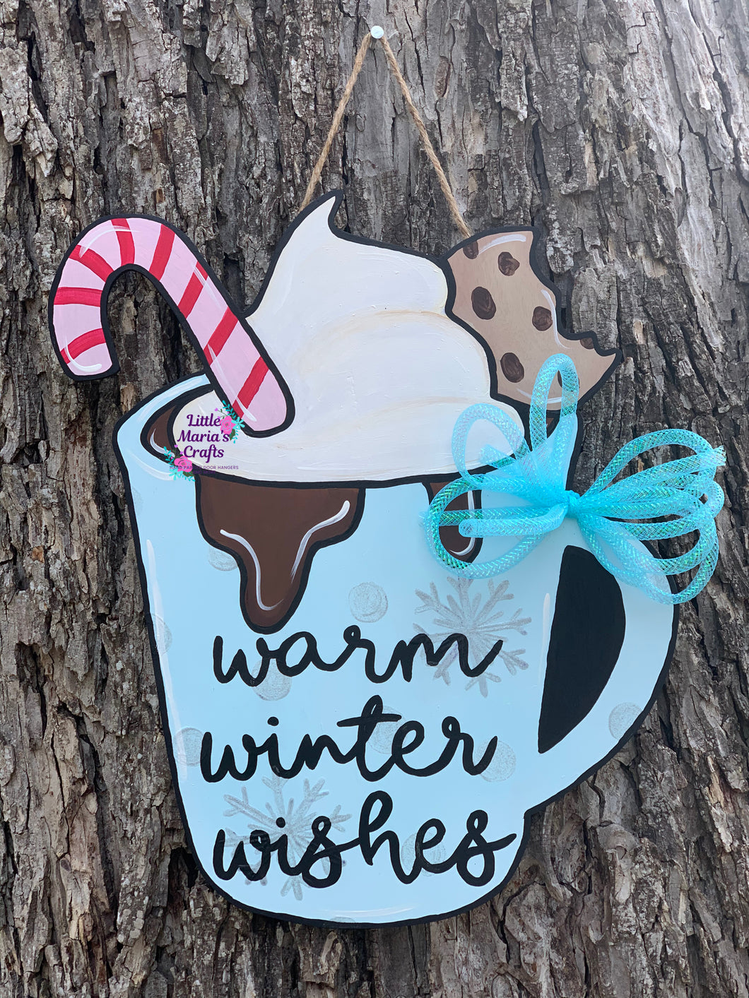 Winter Hot Chocolate Door Hanger