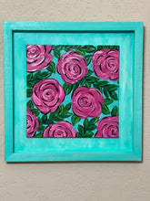 Load image into Gallery viewer, Painting-Pink Rose Frame Painting
