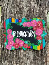 Load image into Gallery viewer, Mexican Sarape Floral Door hanger

