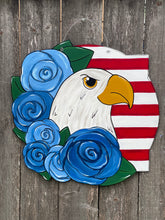 Load image into Gallery viewer, American Flag Patriotic Eagle Door Hanger
