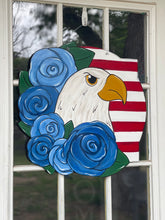 Load image into Gallery viewer, American Flag Patriotic Eagle Door Hanger
