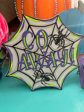 Load image into Gallery viewer, Shelf sitter-Halloween Spiderweb
