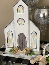 Load image into Gallery viewer, Shelf Sitter-Little White Church
