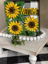 Load image into Gallery viewer, Shelf Sitter-Sunflower Welcome
