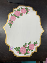 Load image into Gallery viewer, Ornate Rose White Door Hanger
