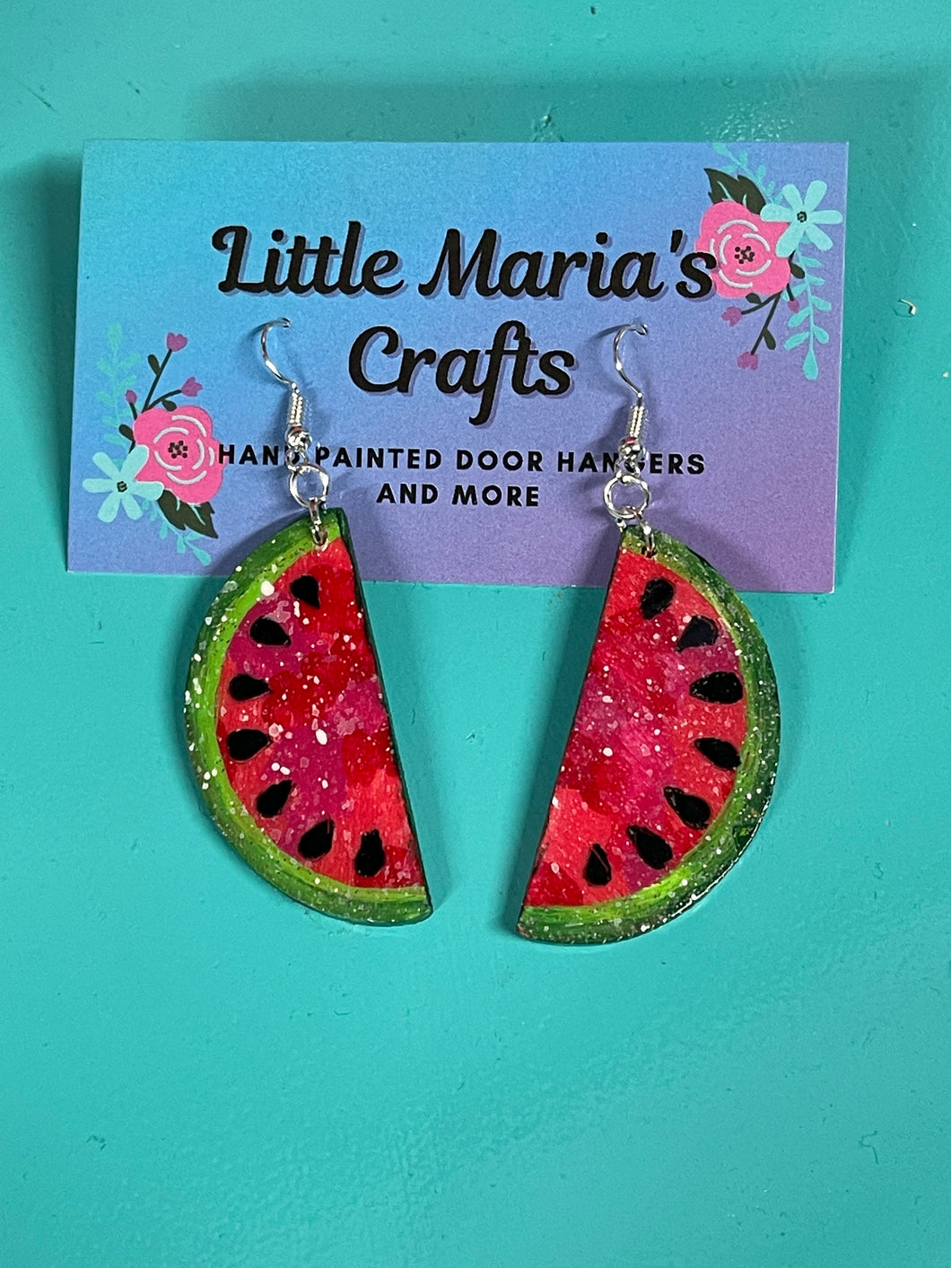 Earrings-Watermelon Slice