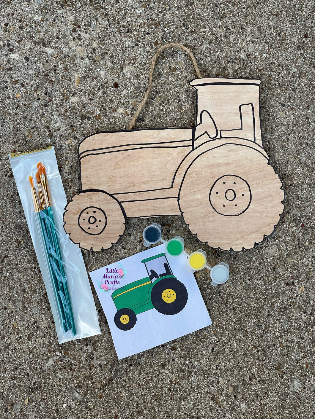 Kids Paint Kits-Tractor