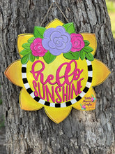 Load image into Gallery viewer, Floral Sunshine Door Hanger
