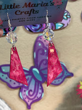 Load image into Gallery viewer, Earrings-Pink Marble Beaded
