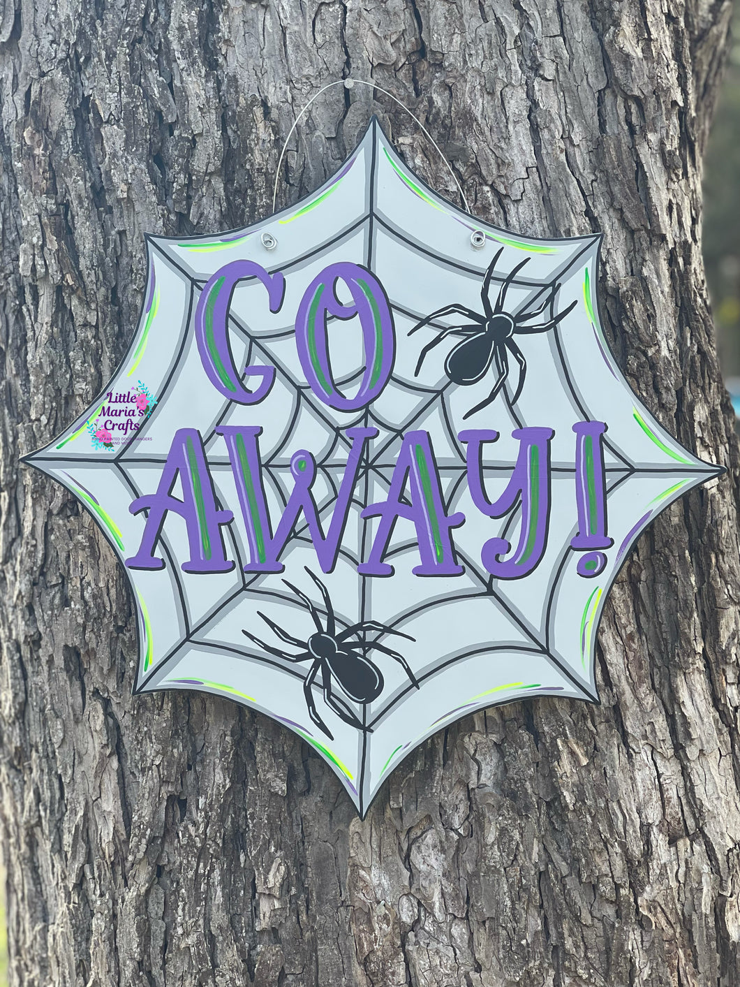 Halloween Spiderweb Door Hanger