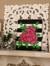 Load image into Gallery viewer, Painting-Pink Rose Canvas Painting
